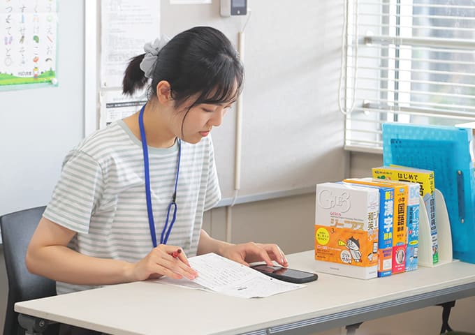 入塾・学習の流れ